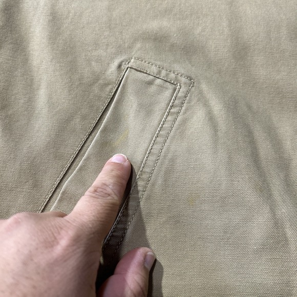 LL Bean Chore Coat Men Large Barn Field Jacket Corduroy Workwear Utility 0 WY16 - Picture 6 of 12